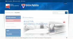 Desktop Screenshot of bip.redziny.pl